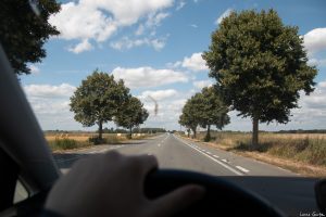 Lenkradblick