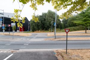 Fußgängerstraßenschild